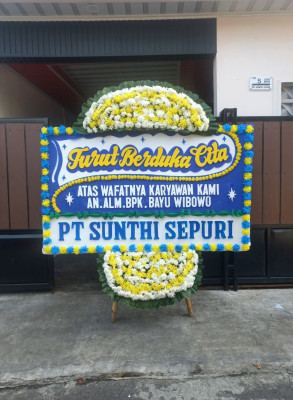Papan Bunga Duka di Pudakpayung